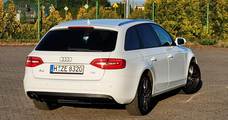 Audi A4 cena 44900 przebieg: 230422, rok produkcji 2014 z Czarne małe 232